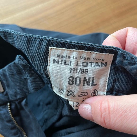 Nili Lotan navy chinos - Picture 2 of 3